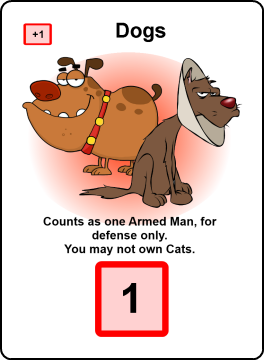 Sample card: Dogs